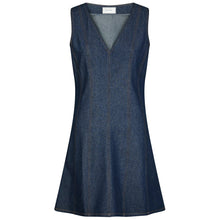 Indlæs billede til gallerivisning NEO NOIR Nava Denim Dress Dark Blue
