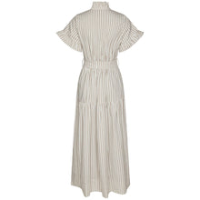 Indlæs billede til gallerivisning NEO NOIR Nellie Wide Stripe Dress Ivory
