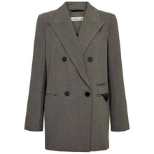 Indlæs billede til gallerivisning HAUTE L&#39;AMITIE Nicole Triangle Blazer Beige Melange

