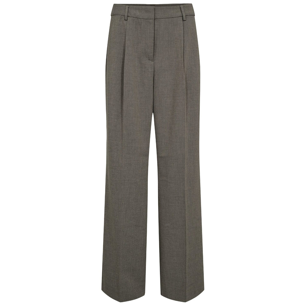 HAUTE L'AMITIE Nicole Pleat Pant Beige Melange