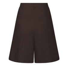 Indlæs billede til gallerivisning NEO NOIR Nika Linen Shorts Dark Brown
