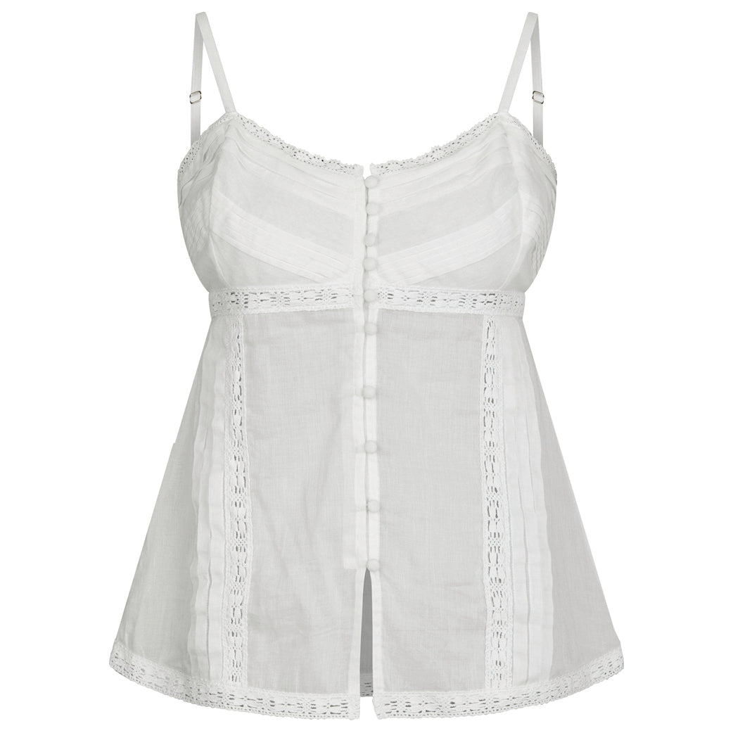 NEO NOIR Nimissa S Voile Top White