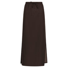 Indlæs billede til gallerivisning NEO NOIR Noa Linen Skirt Dark Brown
