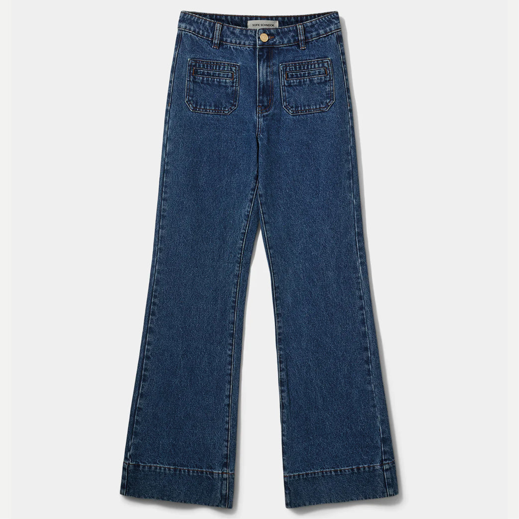 SOFIE SCHNOOR Noel Jeans Denim Blue