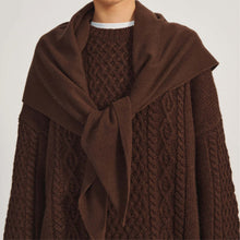 Indlæs billede til gallerivisning O'TAY Obi Scarf Espresso
