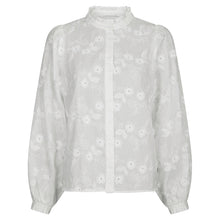 Indlæs billede til gallerivisning NEO NOIR Oda Deco Emb Shirt White
