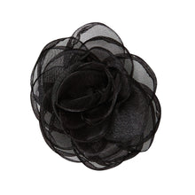Indlæs billede til gallerivisning BECK SÖNDERGAARD Orchia Flower Hair Tie Black
