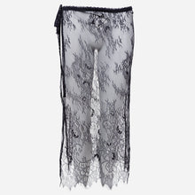 Indlæs billede til gallerivisning BLACK COLOUR Bcorianna Lace Tie Skirt Sort
