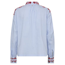 Indlæs billede til gallerivisning MOS MOSH Osmo Stripy Shirt Brunnera Blue
