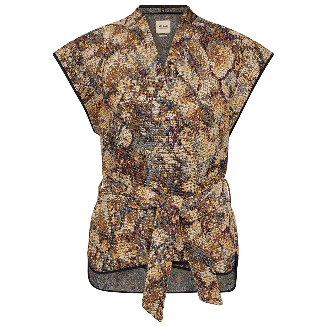 MOS MOSH Oz Wired Vest Ecru