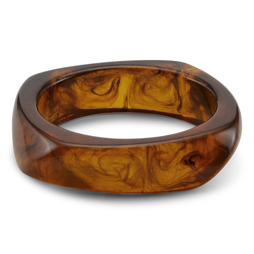 SUI AVA Chunky Bangle Golden Brown