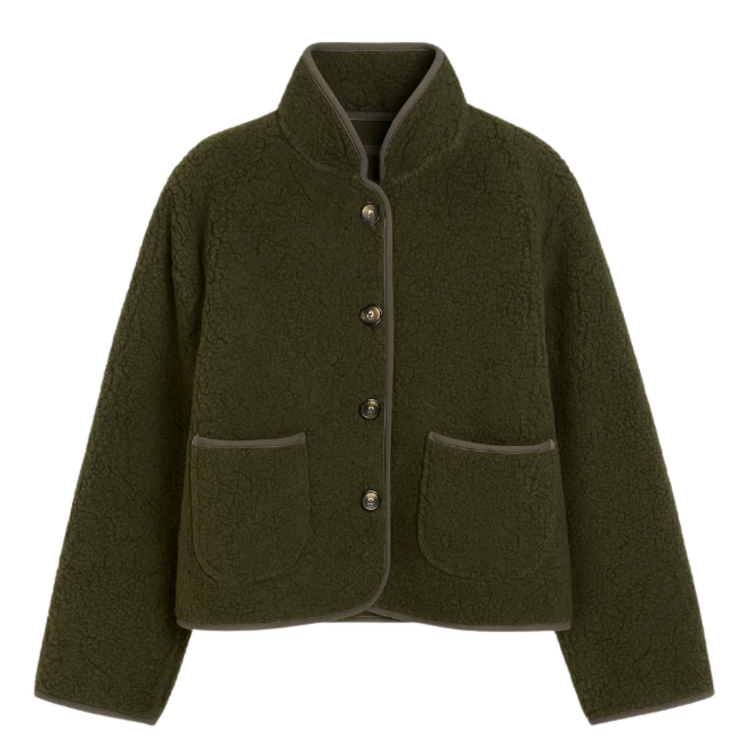 TIFFANY Malou Teddy Jacket Dark Army