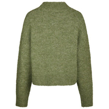 Indlæs billede til gallerivisning NEO NOIR Paulina Fluffy Knit Blouse Dusty Green
