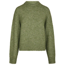 Indlæs billede til gallerivisning NEO NOIR Paulina Fluffy Knit Blouse Dusty Green
