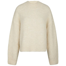 Indlæs billede til gallerivisning NEO NOIR Paulina Fluffy Knit Blouse Off White
