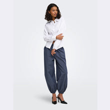 Indlæs billede til gallerivisning JDY Peggy Check Loose Pant Navy
