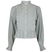 Indlæs billede til gallerivisning NEO NOIR Petrine Stripe Blouse Blue
