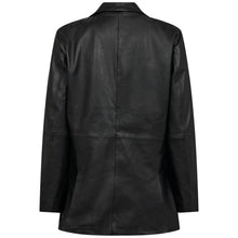 Indlæs billede til gallerivisning CO&#39; COUTURE Phoebe Leather Oversize Blazer Black

