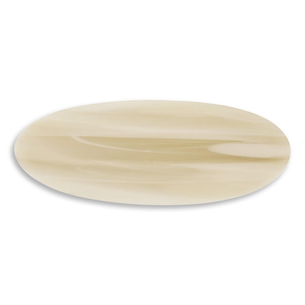 SUI AVA Oval Bone Clip Ivory