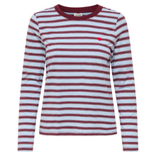 Indlæs billede til gallerivisning JDY Pisa Ls Print Top Cashmere Blue
