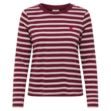 Indlæs billede til gallerivisning JDY Pisa Ls Print Top Windsor Wine

