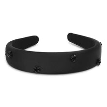 Indlæs billede til gallerivisning SUI AVA Floral Gleam Headband Sort
