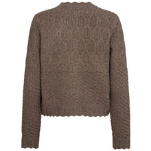 Indlæs billede til gallerivisning CO&#39; COUTURE Pointelle New Cardigan Walnut

