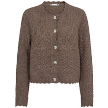 Indlæs billede til gallerivisning CO&#39; COUTURE Pointelle New Cardigan Walnut
