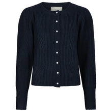Indlæs billede til gallerivisning NEO NOIR Puli Knit Cardigan Navy
