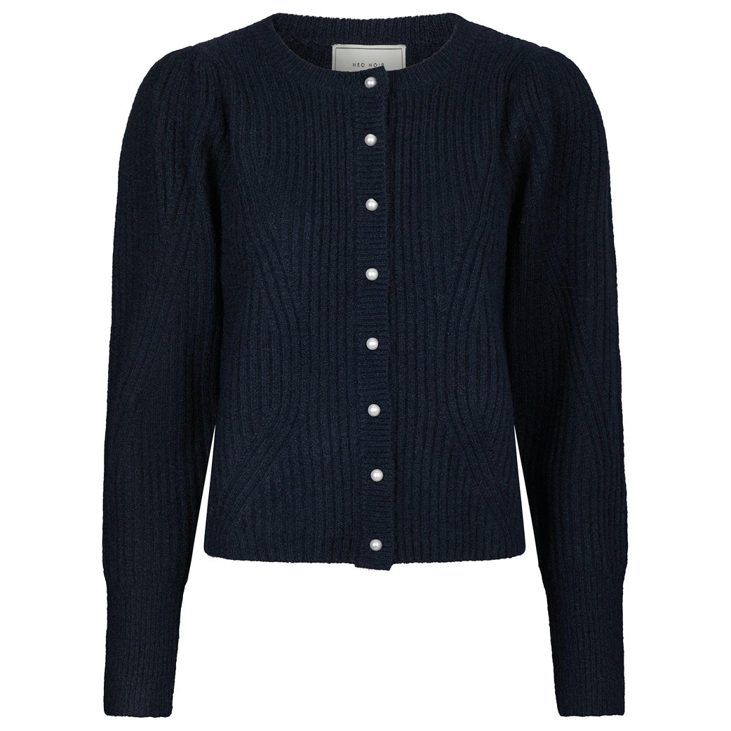 NEO NOIR Puli Knit Cardigan Navy