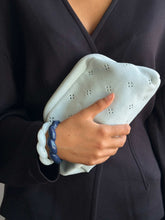 Indlæs billede til gallerivisning PICO COPENHAGEN Small Fleur Clutch Ice Blue
