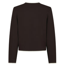 Indlæs billede til gallerivisning NEO NOIR Quiana Two-Way Zip Dark Brown
