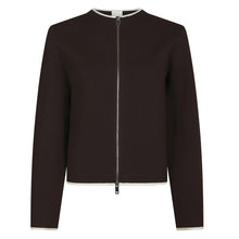 Indlæs billede til gallerivisning NEO NOIR Quiana Two-Way Zip Dark Brown
