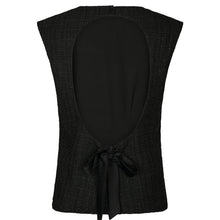 Indlæs billede til gallerivisning NEO NOIR Rafli Boucle Top Sort

