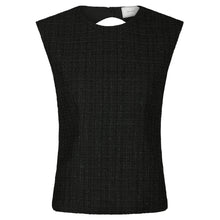 Indlæs billede til gallerivisning NEO NOIR Rafli Boucle Top Sort
