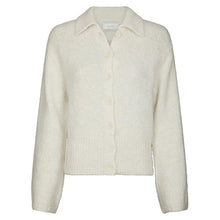 Indlæs billede til gallerivisning NEO NOIR Ramera Fluffy Knit Cardigan Off White
