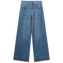 Indlæs billede til gallerivisning MOS MOSH Reem Pincourt Jeans Long Light Blue
