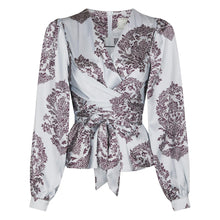 Indlæs billede til gallerivisning NEO NOIR Rista Deco Drop Blouse Light Blue
