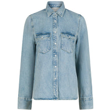 Indlæs billede til gallerivisning NEO NOIR Roger Denim Shirt Smoke Blue
