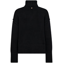 Indlæs billede til gallerivisning MOS MOSH Rola Bine Rollneck Knit Black
