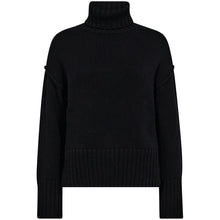Indlæs billede til gallerivisning MOS MOSH Rola Bine Rollneck Knit Black
