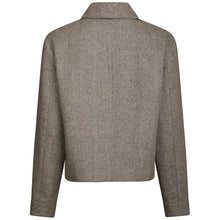 Indlæs billede til gallerivisning NEO NOIR Romana Herringbone Jacket Dusty Brown
