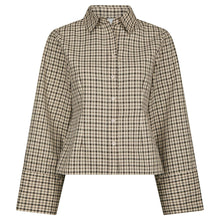 Indlæs billede til gallerivisning NEO NOIR Rosa Checked Shirt Beige
