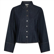 Indlæs billede til gallerivisning NEO NOIR Rosa Denim Shirt Dark Blue
