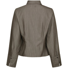 Indlæs billede til gallerivisning NEO NOIR Rosa Pinstripe Melange Dusty Brown
