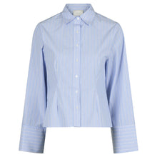 Indlæs billede til gallerivisning NEO NOIR Rosa Stripe Shirt Blue
