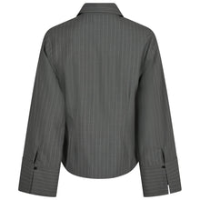 Indlæs billede til gallerivisning NEO NOIR Rosa Pinstripe Shirt Grey
