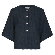 Indlæs billede til gallerivisning NN Rosella Boucle Mini Jacket Navy
