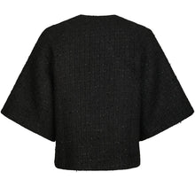 Indlæs billede til gallerivisning NEO NOIR Rosella Boucle Mini Jacket Sort

