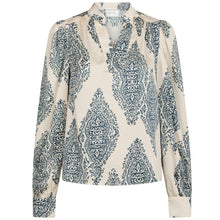 Indlæs billede til gallerivisning NEO NOIR Rosslyn Paisley Drop Blouse Creme
